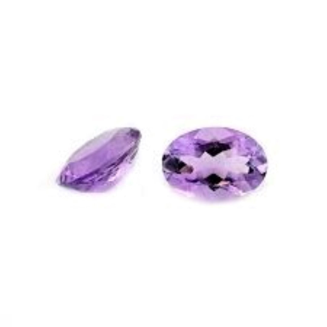 Amethyst Oval Cut Brazilian Small 6x4mm 1/2 Carat Stone