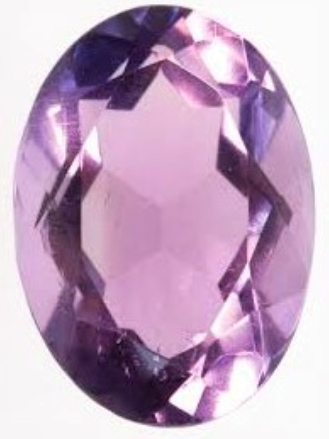 Amethyst Oval Cut Brazilian Small 10x8mm 2 1/2 Carat Stone
