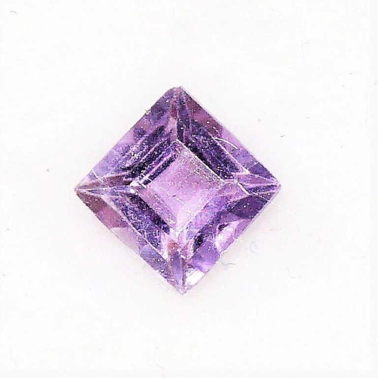 Amethyst Princess Cut Brazilian Small 5mm Square