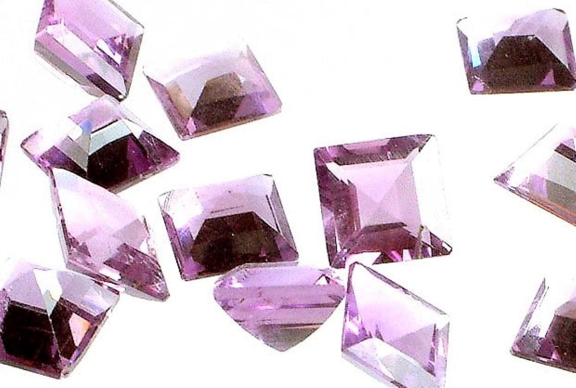 Amethyst Princess Cut Brazilian Small 5mm Square