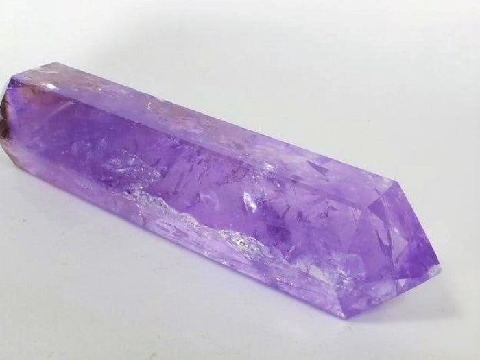 Amethyst Crystal Obelisk Gem Single Terminated Healing Wand