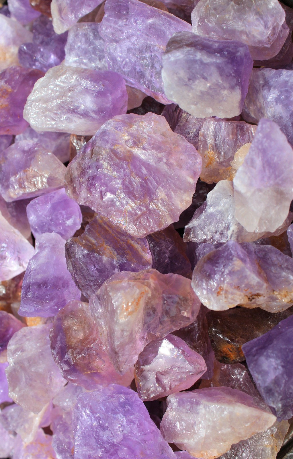 Amethyst Loose Crystal Rough Facet Gem Brazilian 35mm Raw