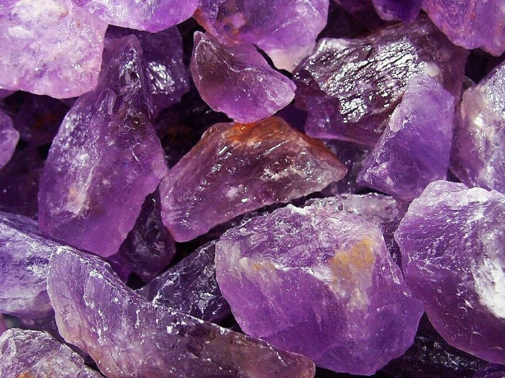 Amethyst Rough Facet Brazil Natural 3000 Carats Bulk Large Lot