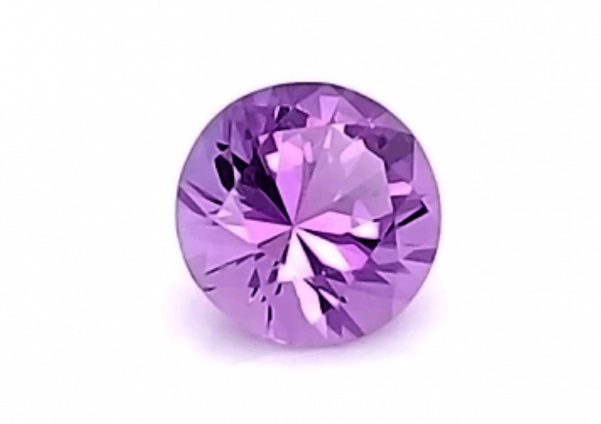 Amethyst Round Cut Brazilian Violet Purple Small AA VS Nice