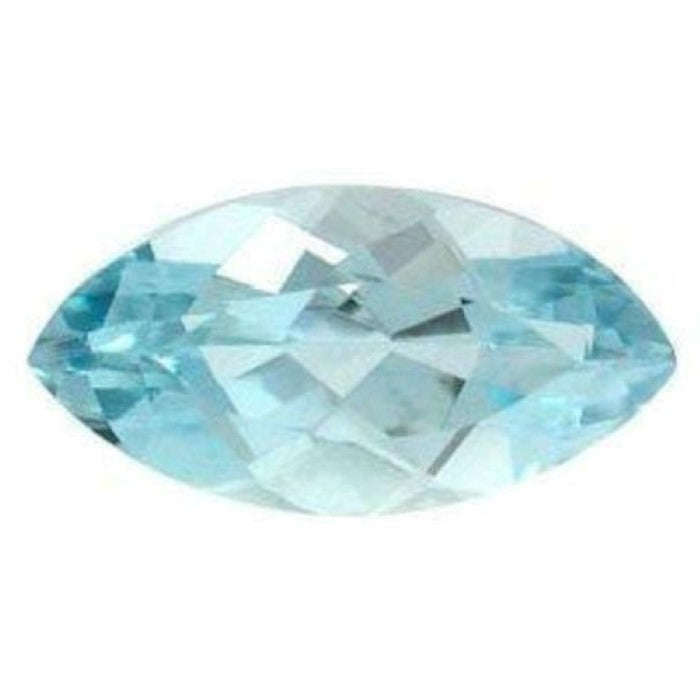 Aquamarine Marquise Cut Brazilian Navette Eye Shape