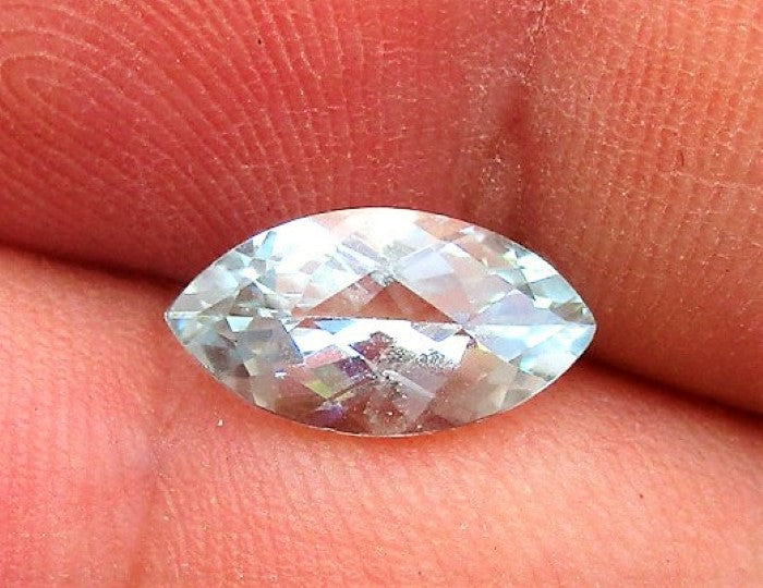 Aquamarine Marquise Cut Brazilian Navette Eye Shape