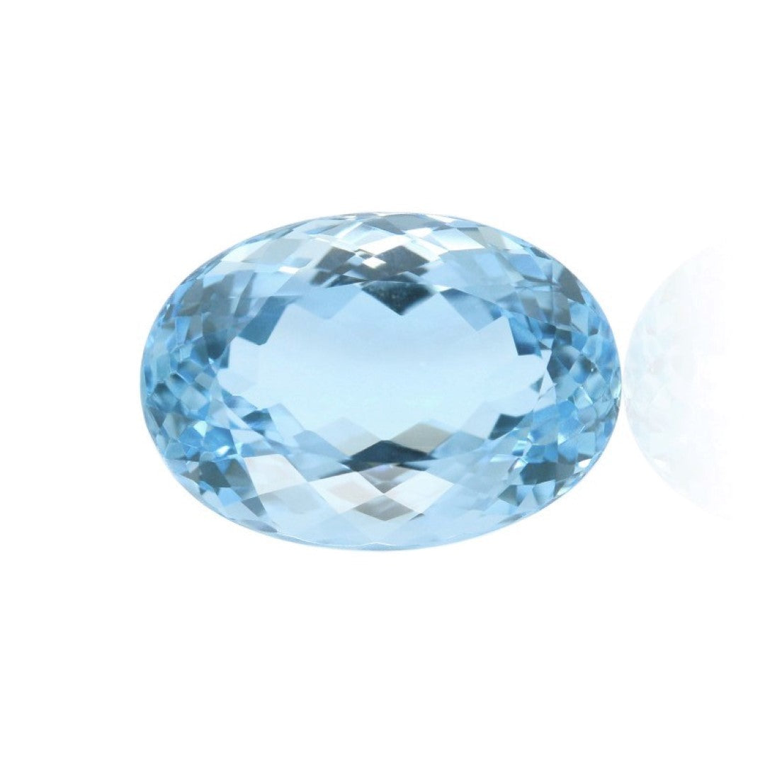 Aquamarine Oval Cut 6x4mm 1/2 ct Brazilian