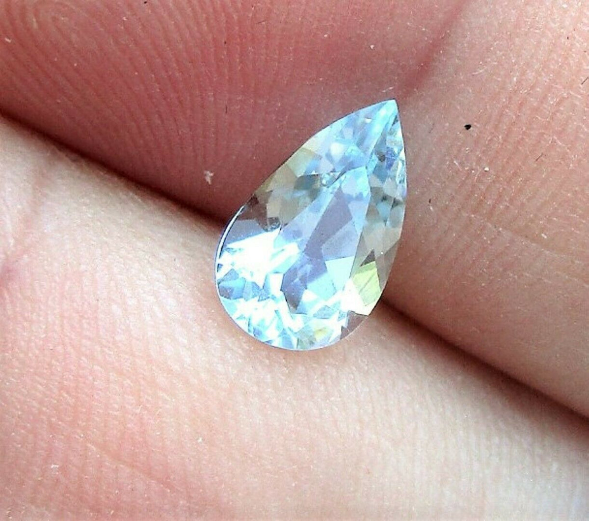 Aquamarine Pear (Tear Drop) Cut 5x3mm 1/3 ct Brazilian
