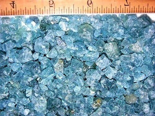 Aquamarine Rough Facet 50 Carats African Small Stones Wholesale Lot