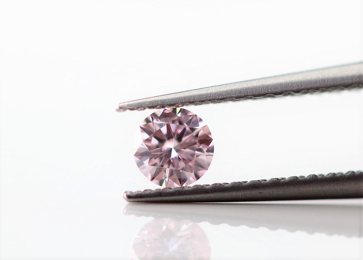 Argyle Purplish Pink Diamond Certified 1.2mm 8pp SI3