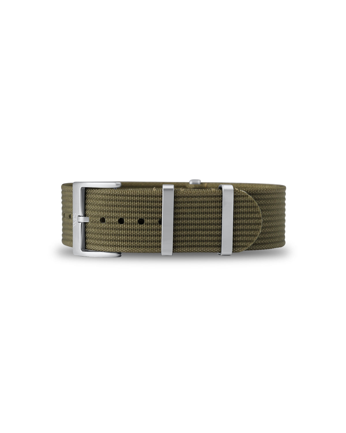 Army Green Woven Nylon Strap 21mm