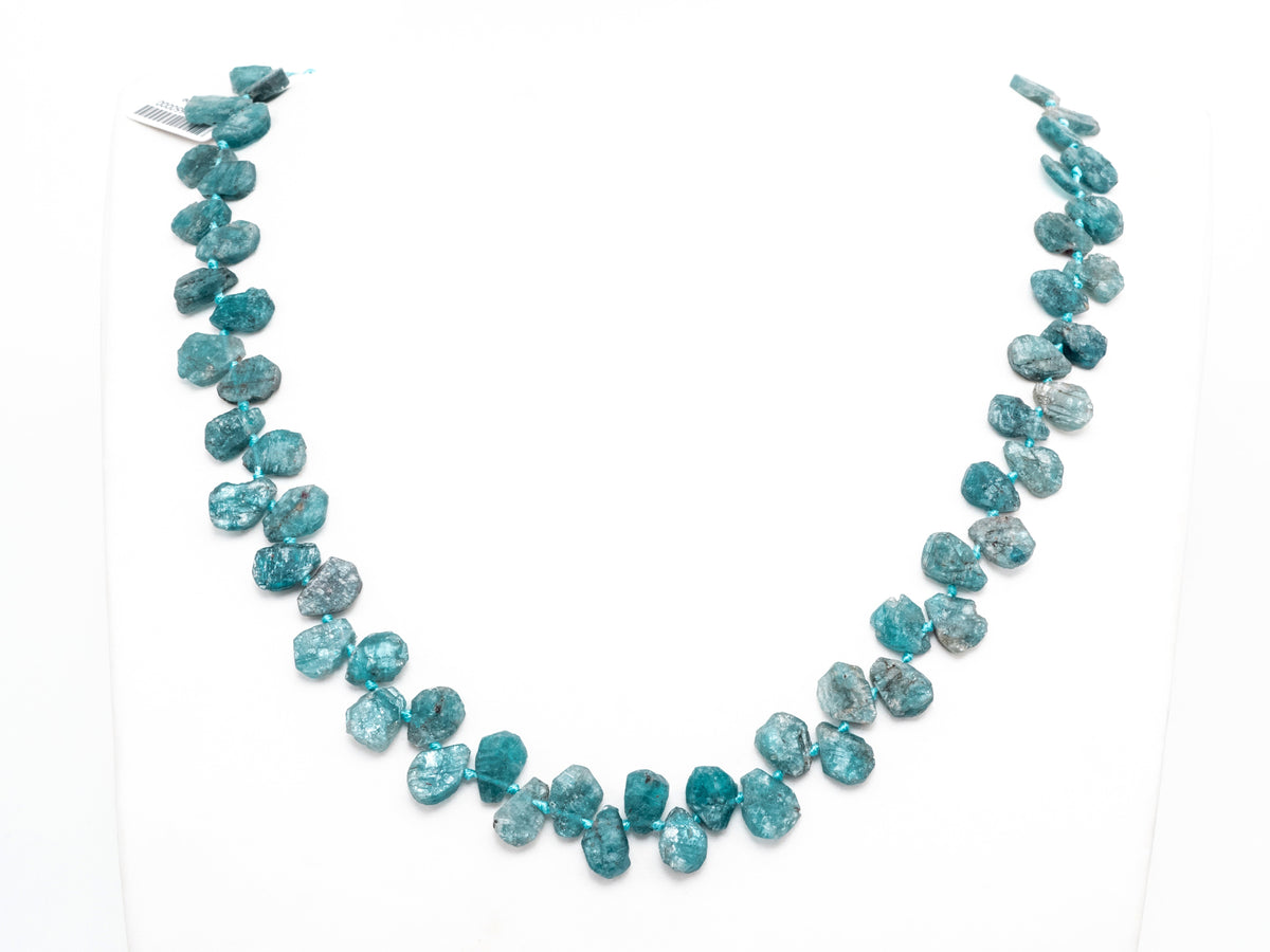 Quality Natural Kyanite Beads, 11-14mm, Irregular Teardrop Natural Blue Gemstone Beads, 15.5inch strand, SKU#U165