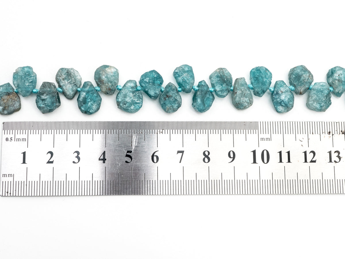 Quality Natural Kyanite Beads, 11-14mm, Irregular Teardrop Natural Blue Gemstone Beads, 15.5inch strand, SKU#U165