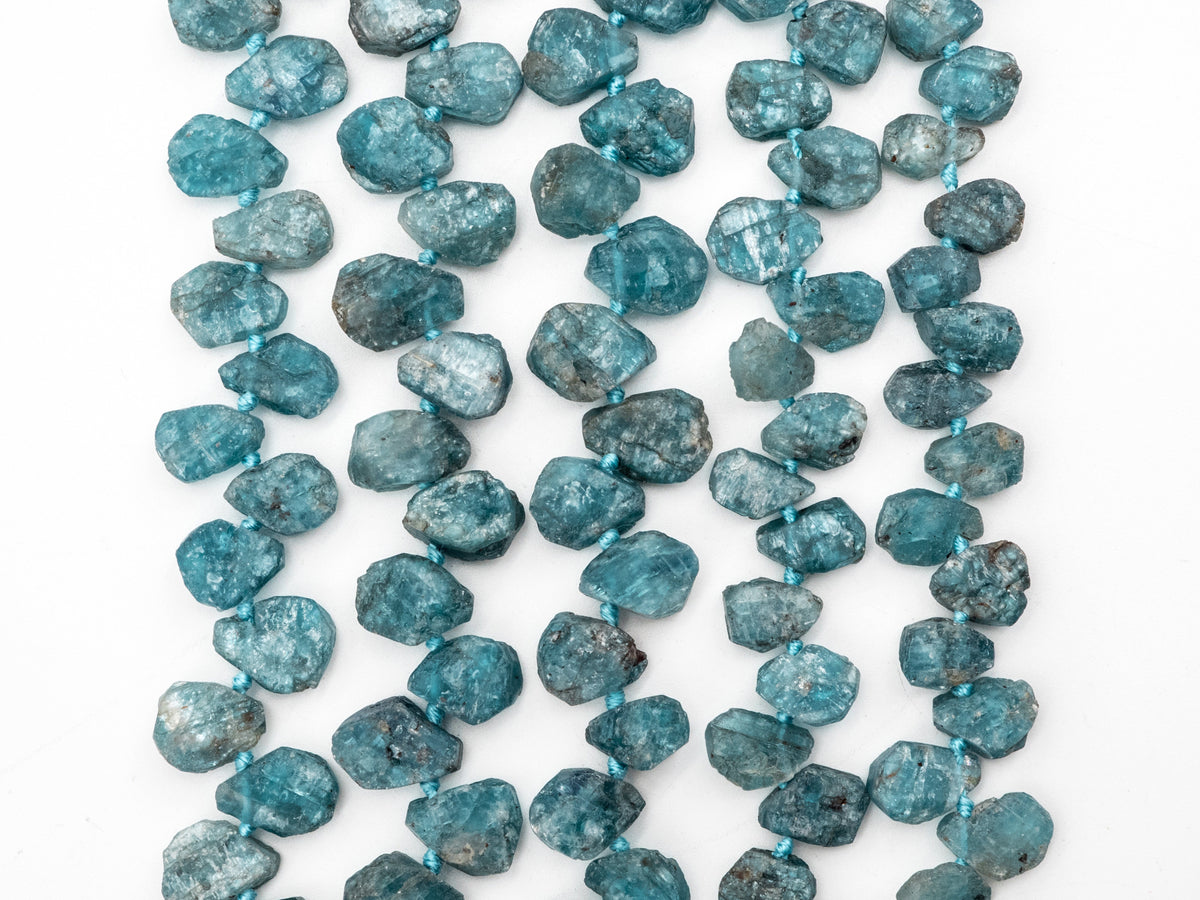 Quality Natural Kyanite Beads, 11-14mm, Irregular Teardrop Natural Blue Gemstone Beads, 15.5inch strand, SKU#U165