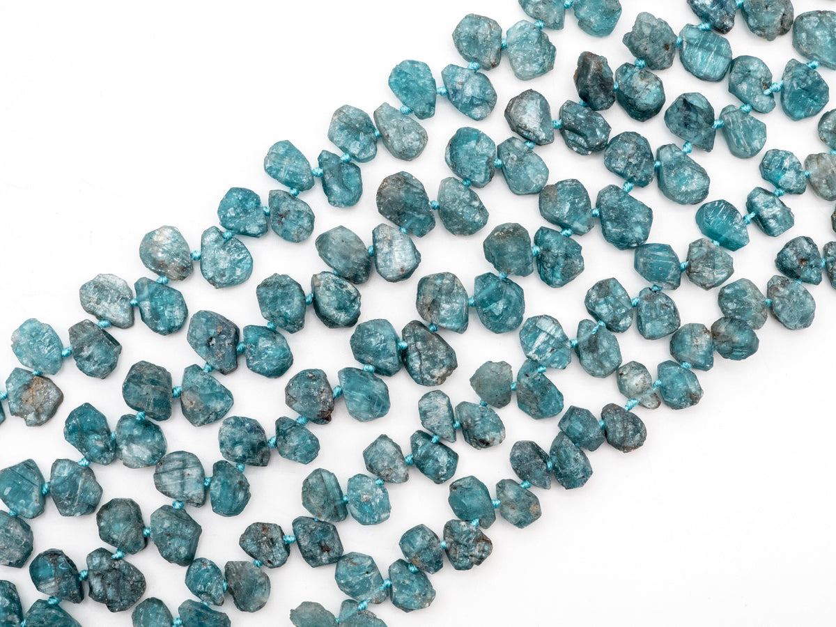 Quality Natural Kyanite Beads, 11-14mm, Irregular Teardrop Natural Blue Gemstone Beads, 15.5inch strand, SKU#U165
