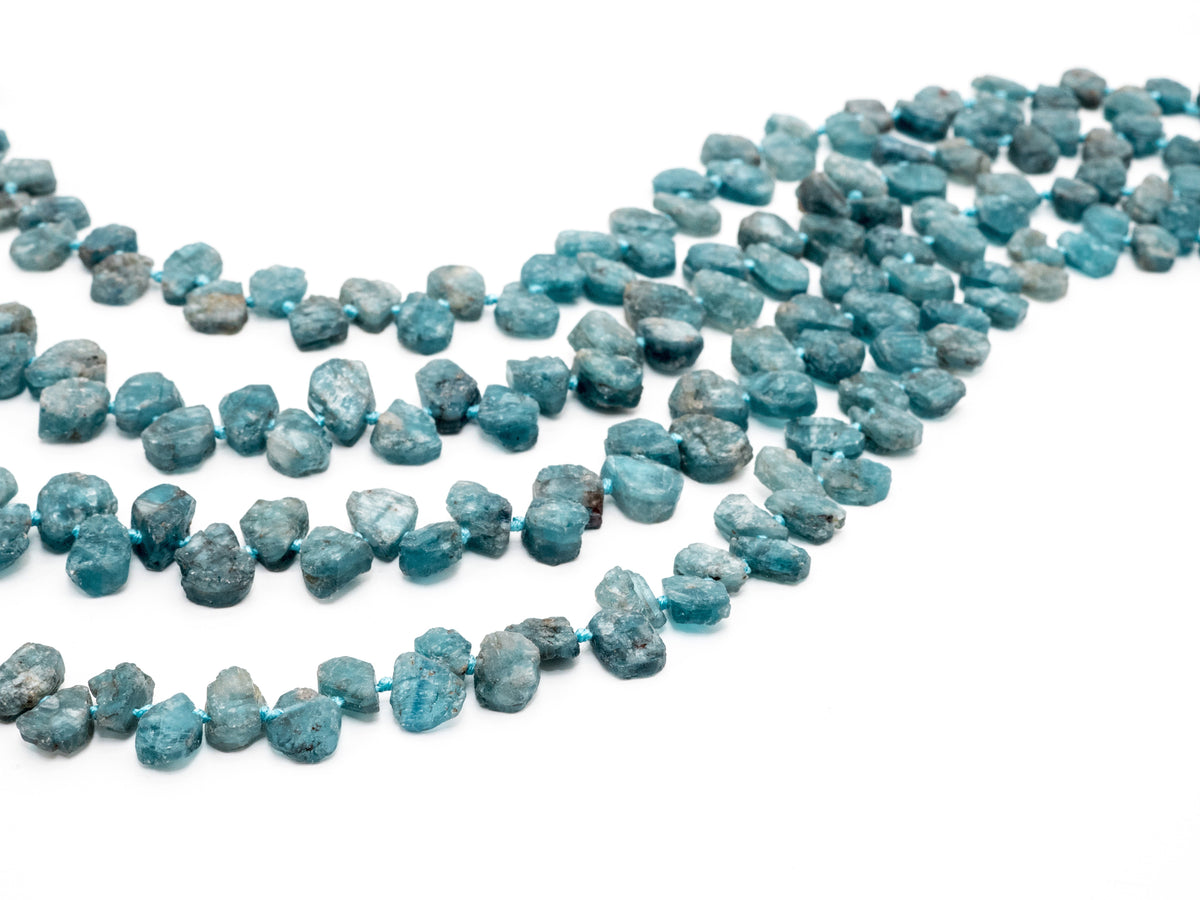 Quality Natural Kyanite Beads, 11-14mm, Irregular Teardrop Natural Blue Gemstone Beads, 15.5inch strand, SKU#U165