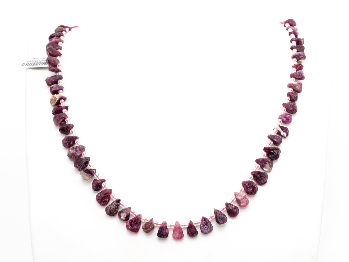 Quality Natural Tourmalite beads, 11-13mm Teardrop Natural Tourmalite Gemstone Beads, 15.5inch strand, SKU#U163
