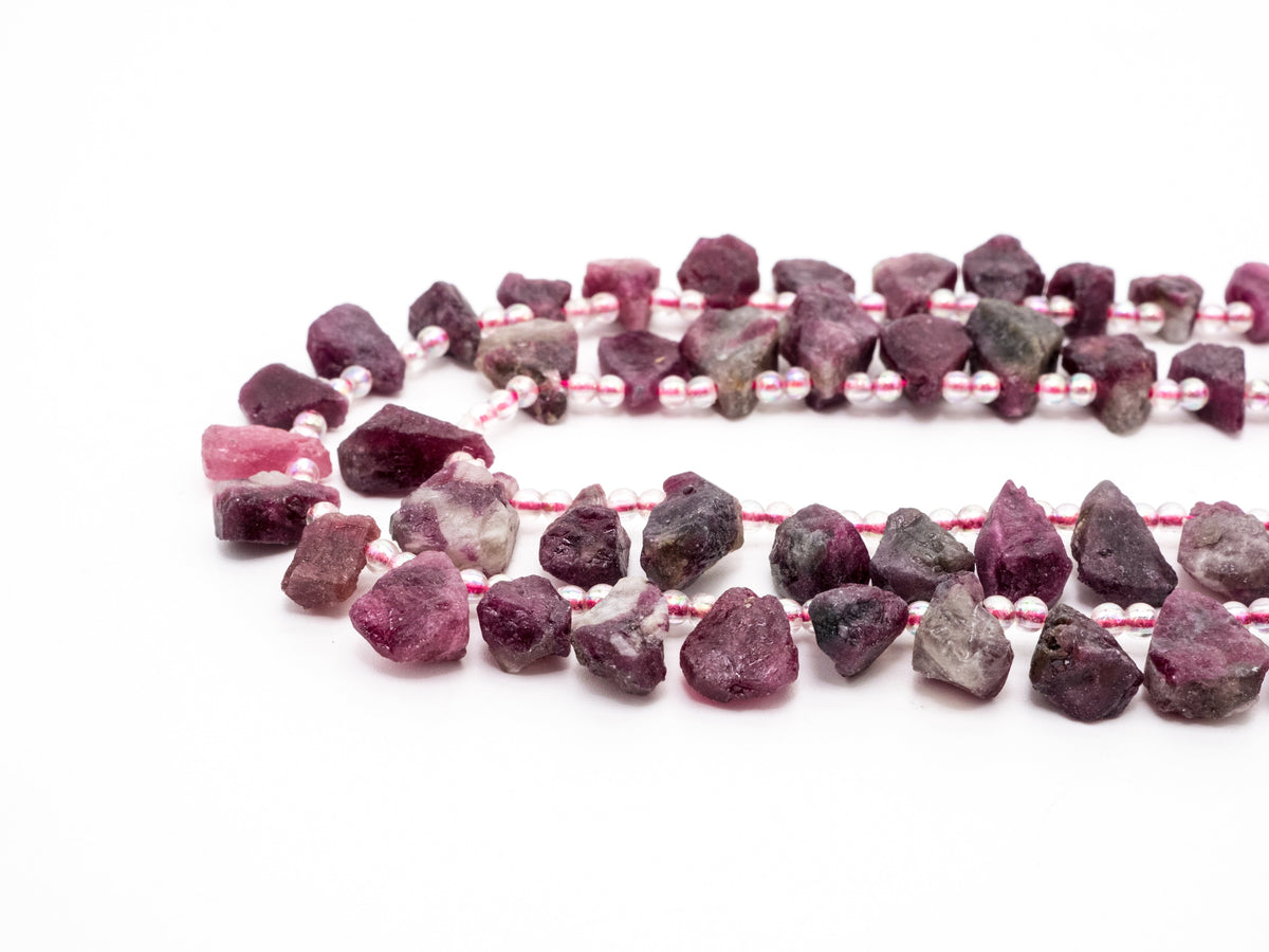 Quality Natural Tourmalite beads, 11-13mm Teardrop Natural Tourmalite Gemstone Beads, 15.5inch strand, SKU#U163