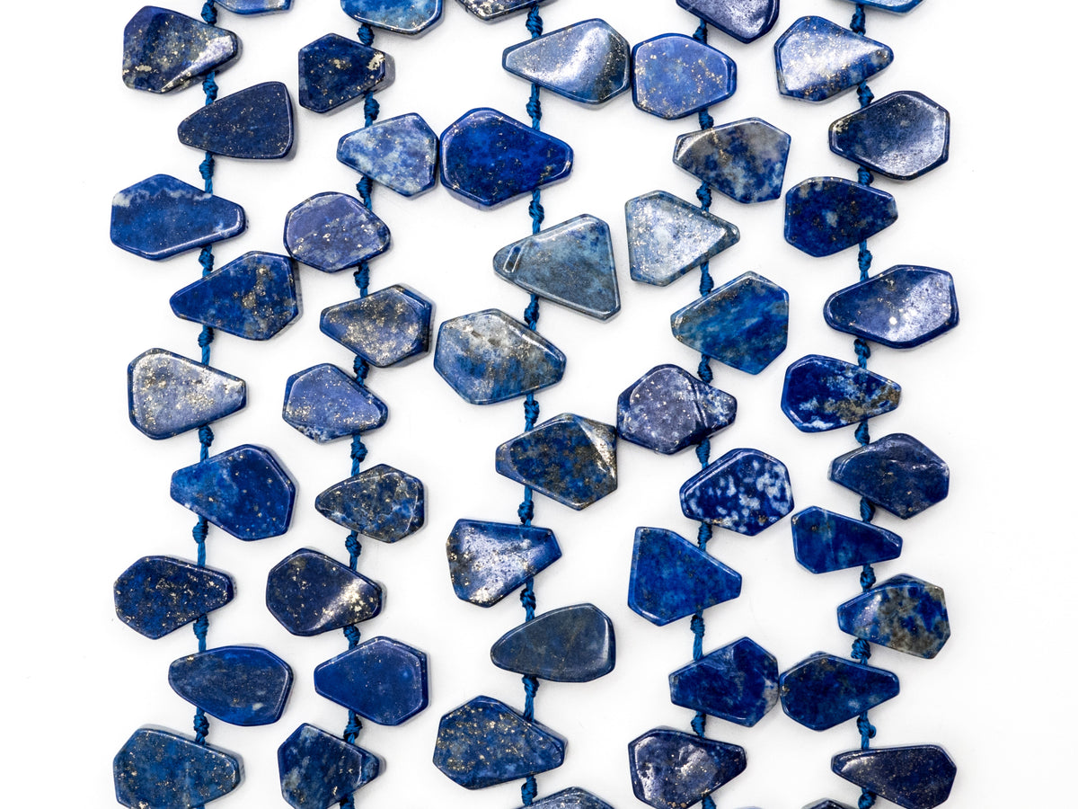 Quality Natural Lapis beads,15-19mm,Heart Shape/ Teardrop Shape Top drill Gemstone Beads, 15-16inch strand, SKU#U161