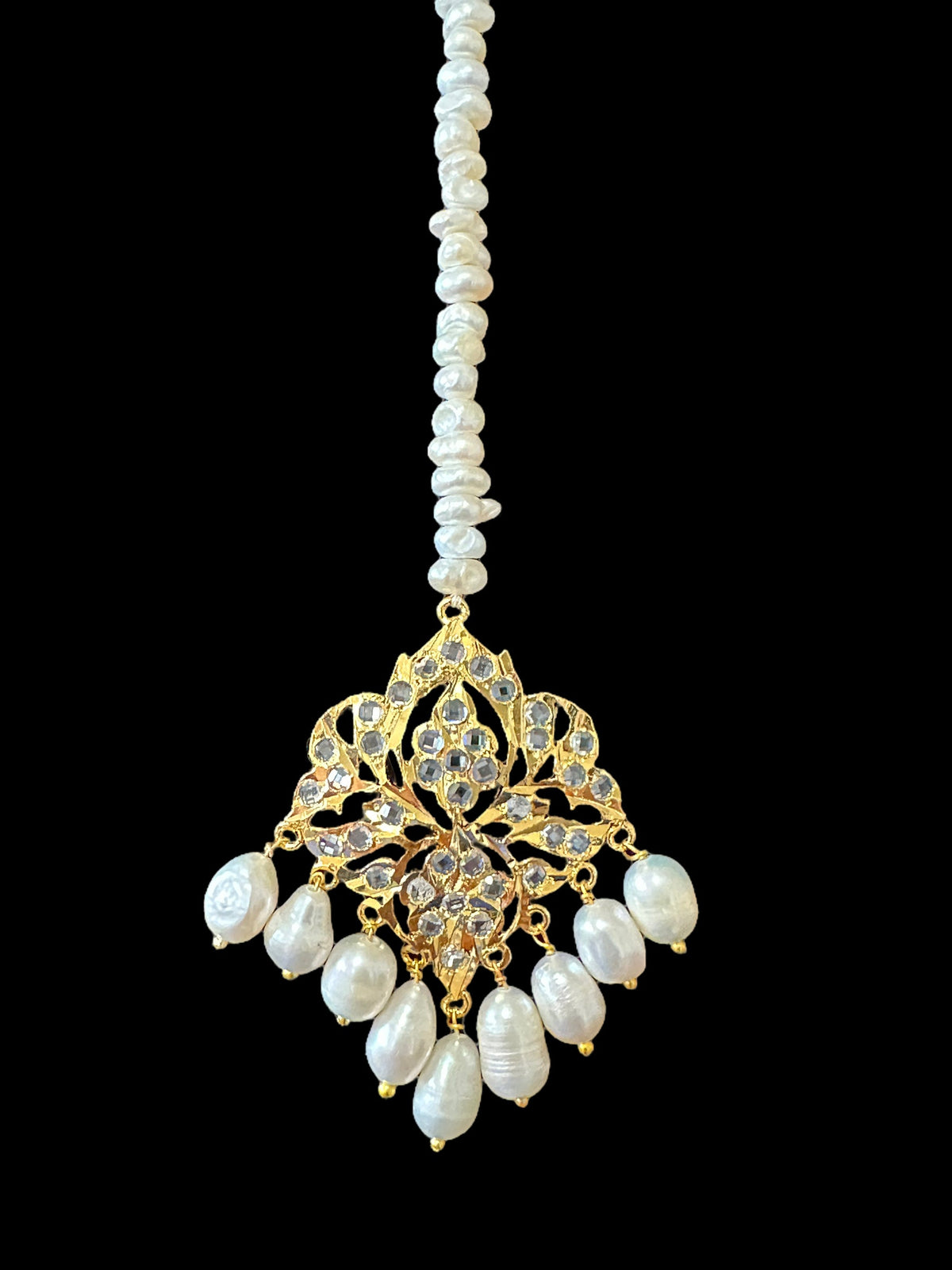 DJTK154 Lina tika in fresh water  pearls ( SHIPS IN 4 WEEKS )
