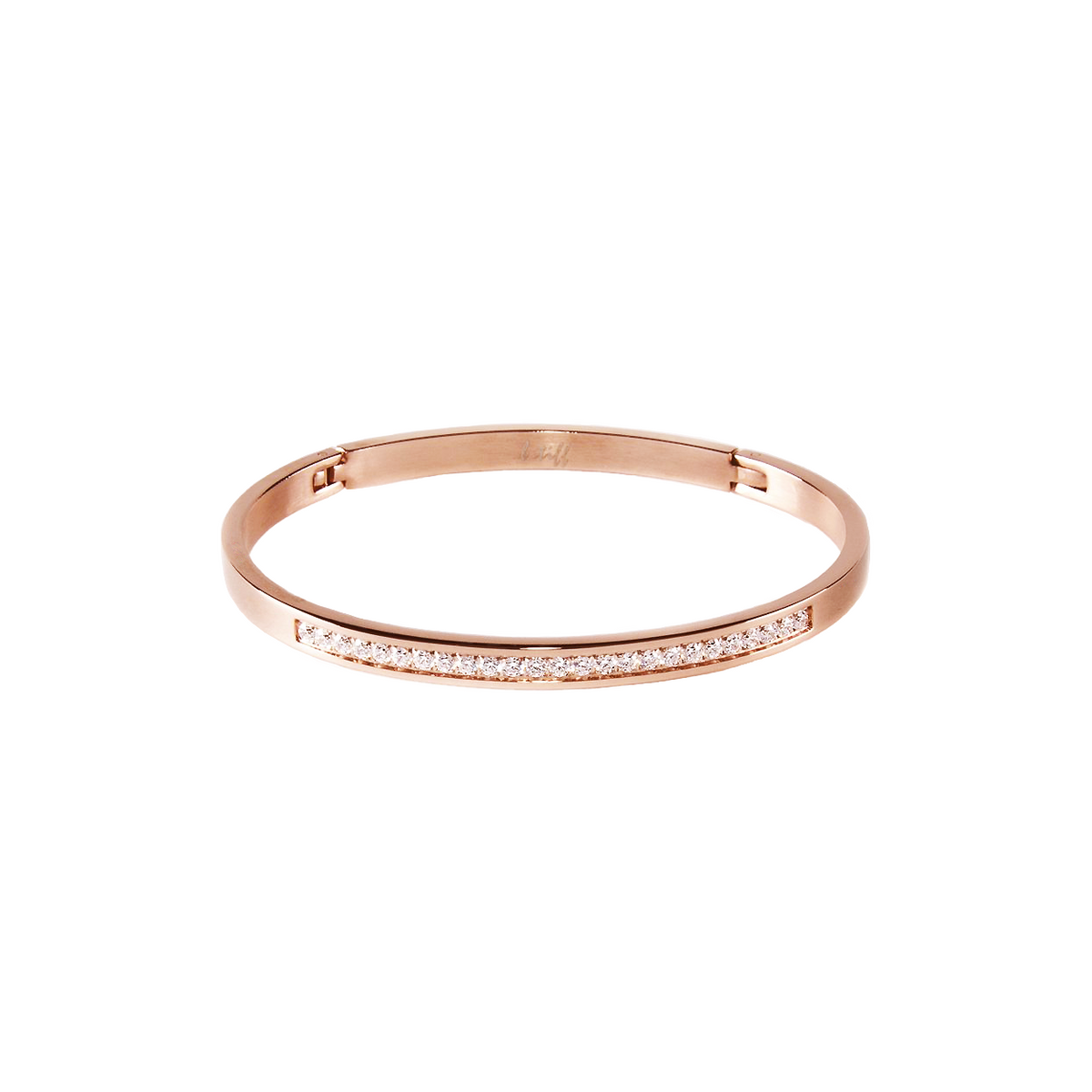 BG333RG B.Tiff Rose Gold Eternity 25 Bangle Bracelet