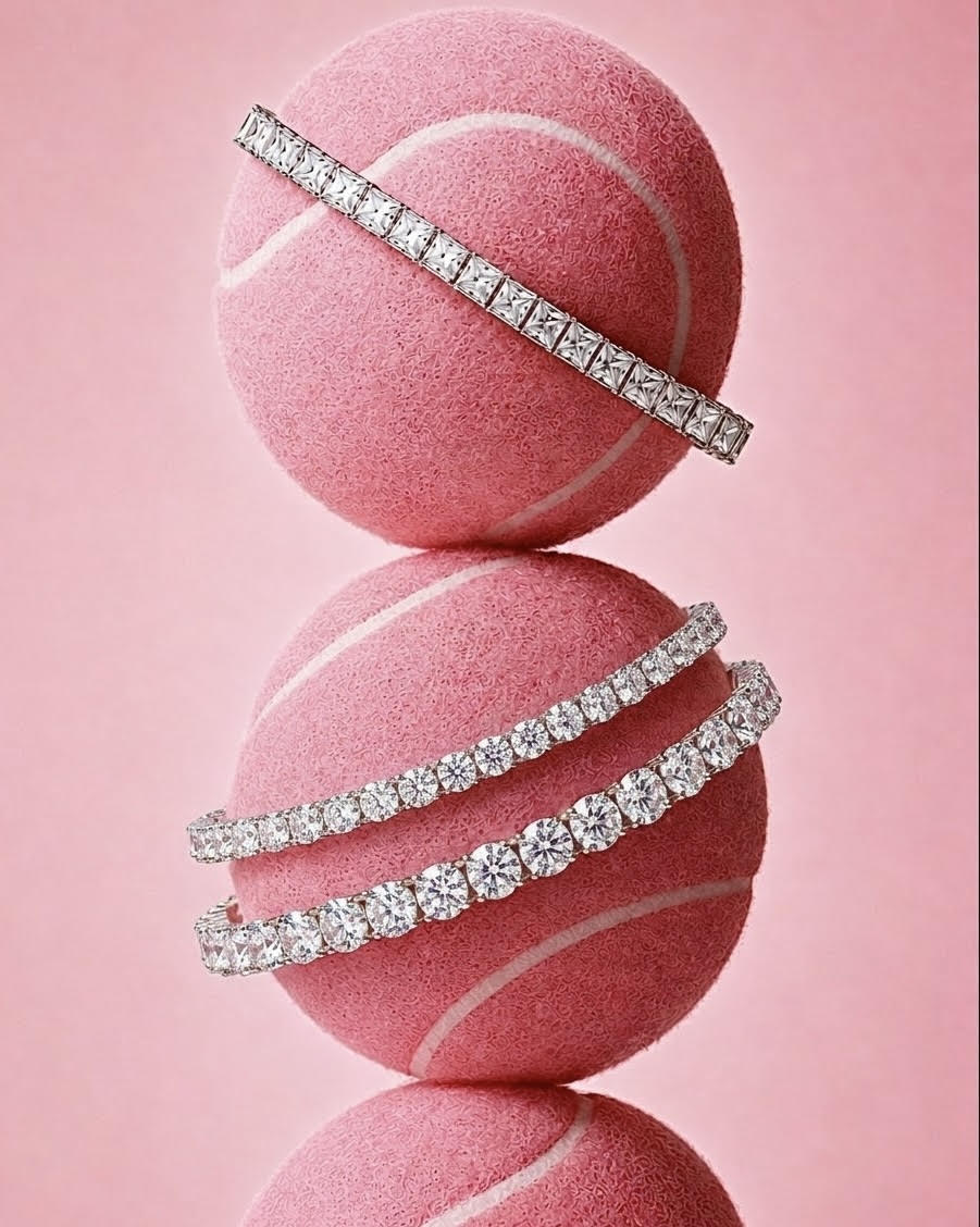 BG500W B.Tiff 5mm Tennis Bracelet
