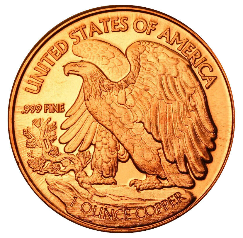 1 oz Copper Round - Walking Liberty  - Presale Available 10/01/2026
