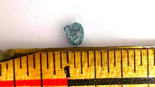 Blue Diamond Rough Facet Canadian .75 carat 4mm Raw