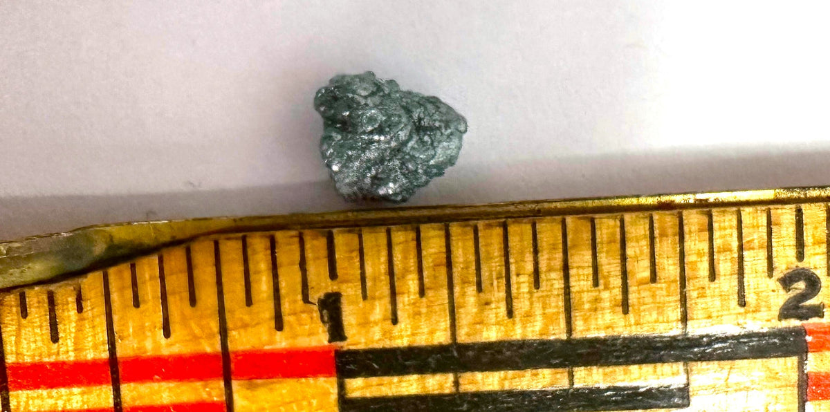 Blue Diamond Rough Facet Collector's 2 carat 8mm Raw