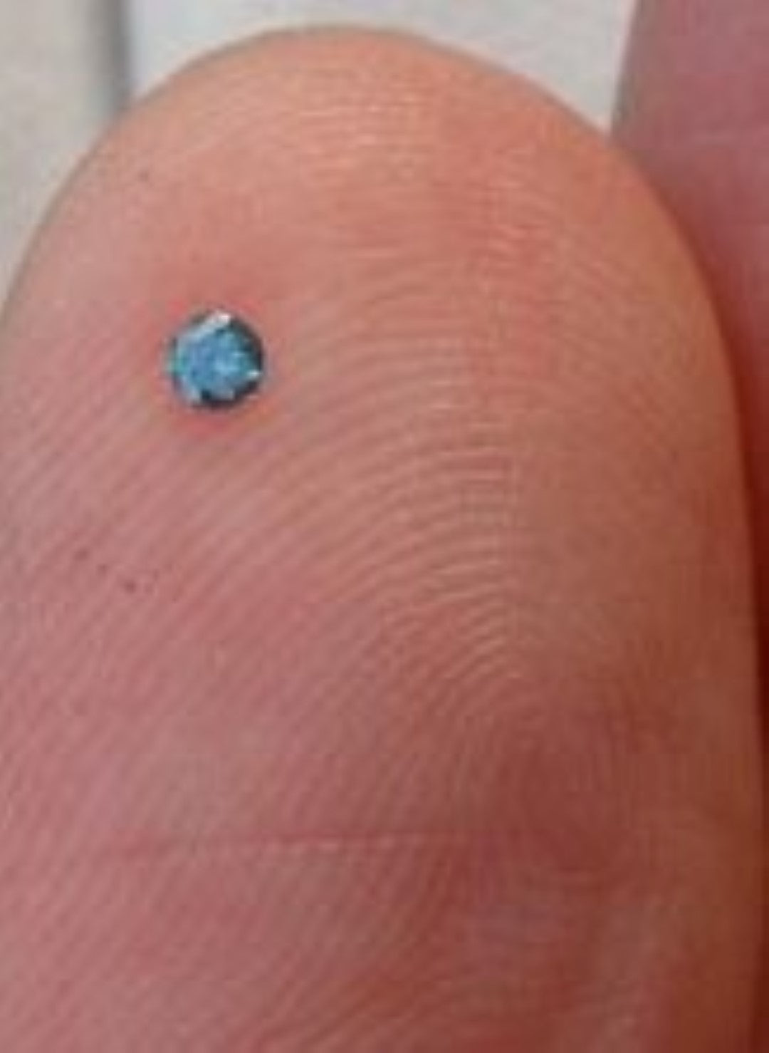 Blue Diamond Round Cut Indian 2mm Micro Sized