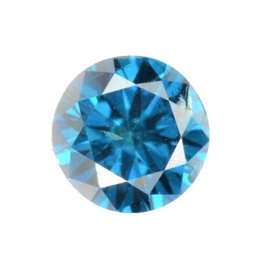 Blue Diamond Round Cut Indian 2mm Micro Sized