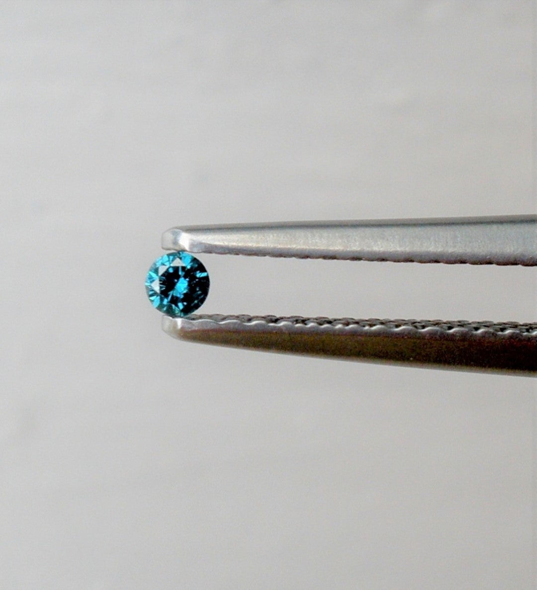 Blue Diamond Round Cut Indian 2mm Micro Sized
