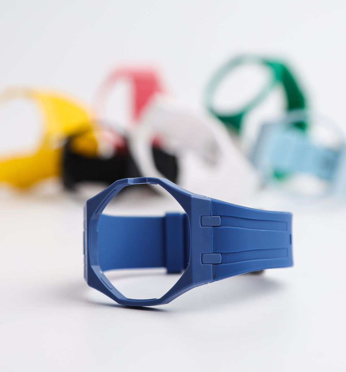 Rubber Strap & Case For AP x Swatch Royal Pop Rubber Strap - Marine Blue