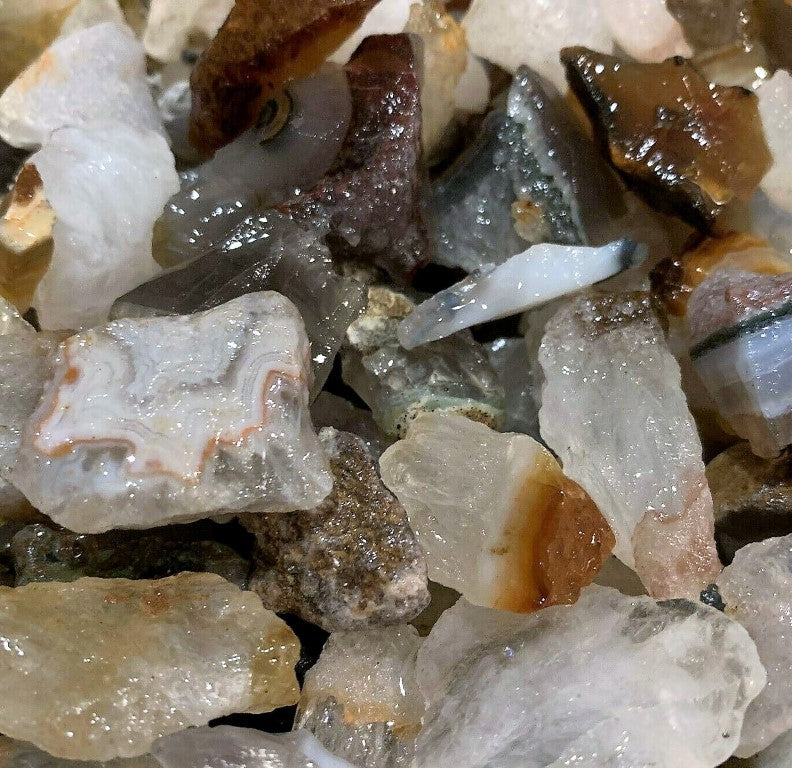 Brazilian Agate Rough Cut Brazil Natural 3000 Carats Bulk Lot