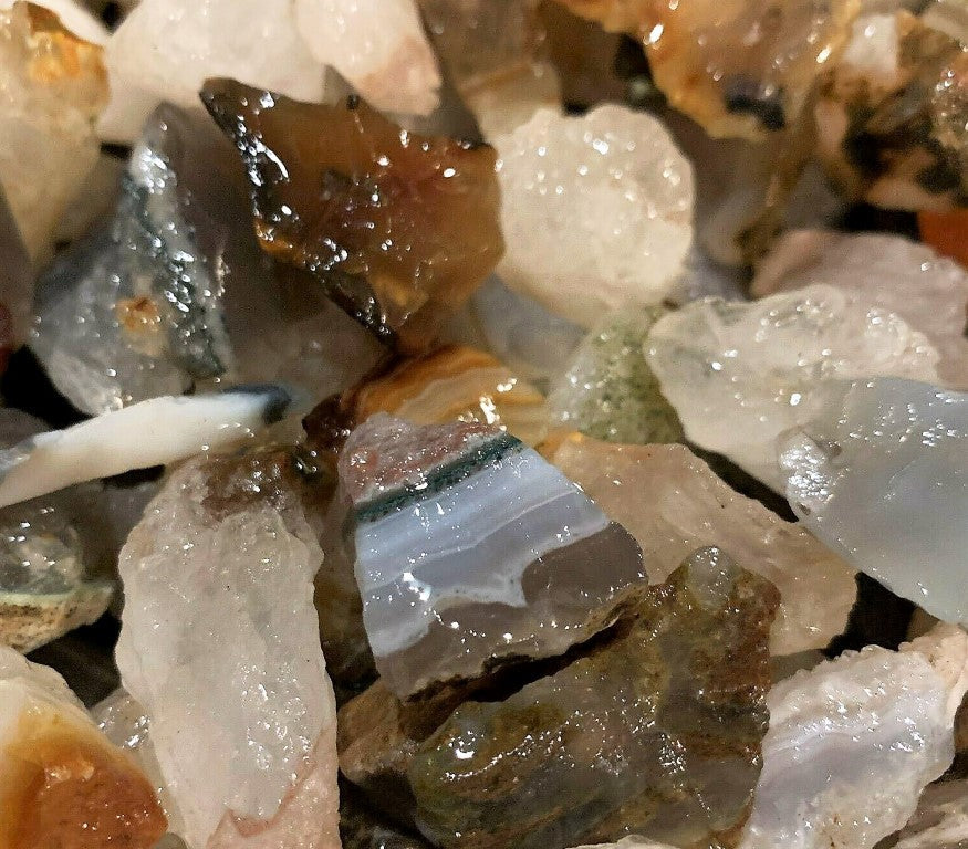 Brazilian Agate Rough Cut Brazil Natural 1000 Carats Bulk Lot