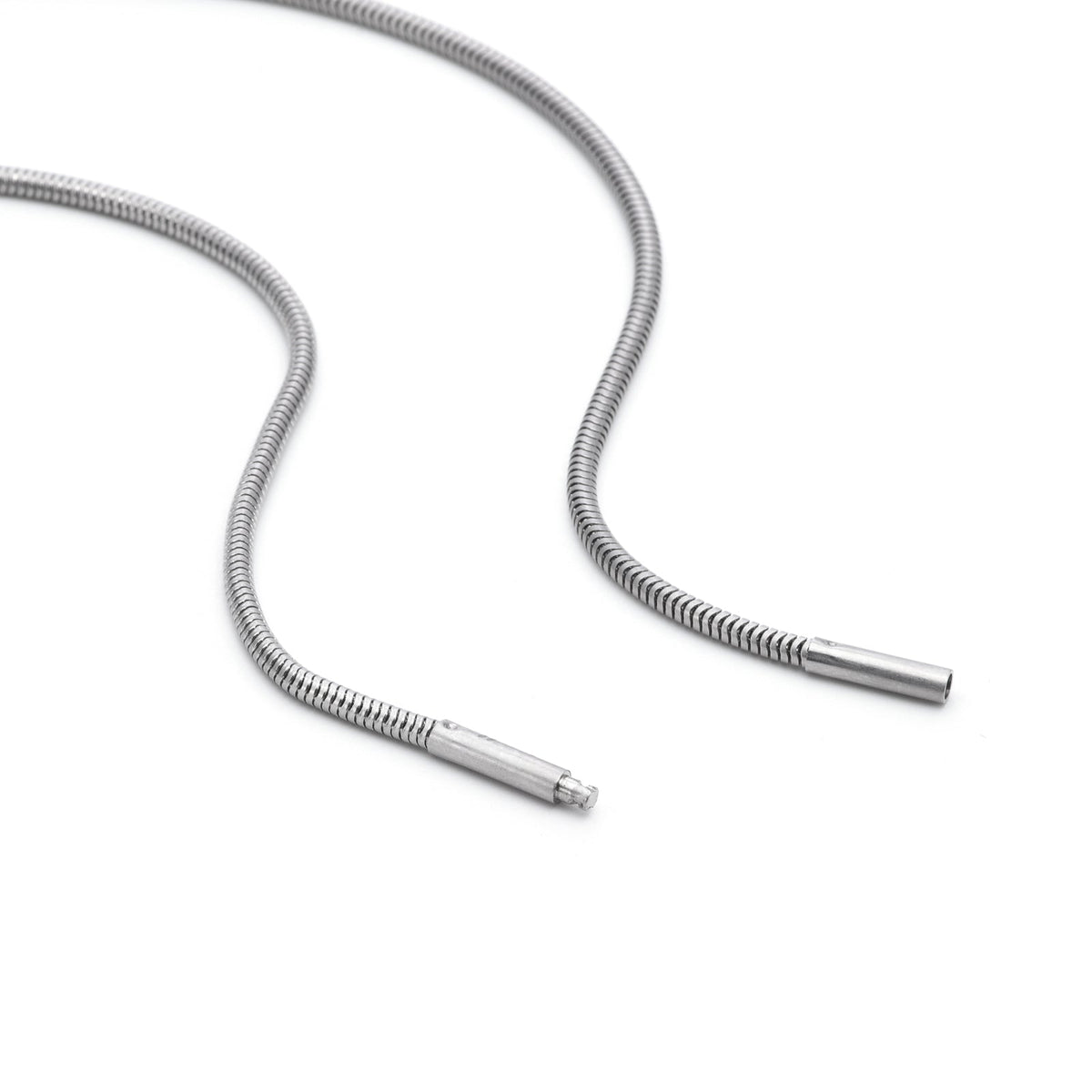 C060W B.Tiff Coil Chain Necklace/ 2mm Thick (An exclusive clasp design)