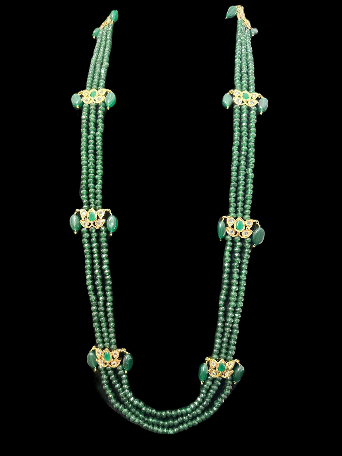 LN49 Raina green beads   necklace ( READY TO SHIP )