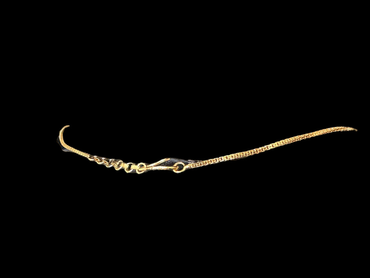 Gold plated silver necklace earrings set in fresh water pearls ( SHIPS IN 5 WEEKS )