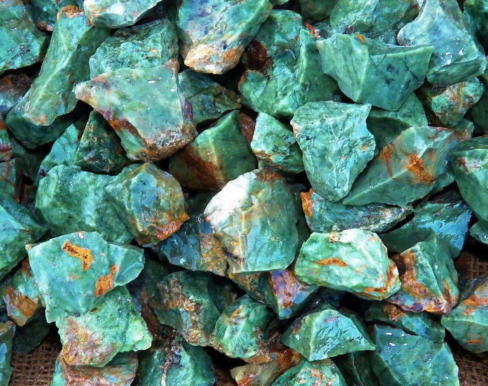 Chrysoprase Rough Facet Brazil Natural 1000 Carats Bulk Lot