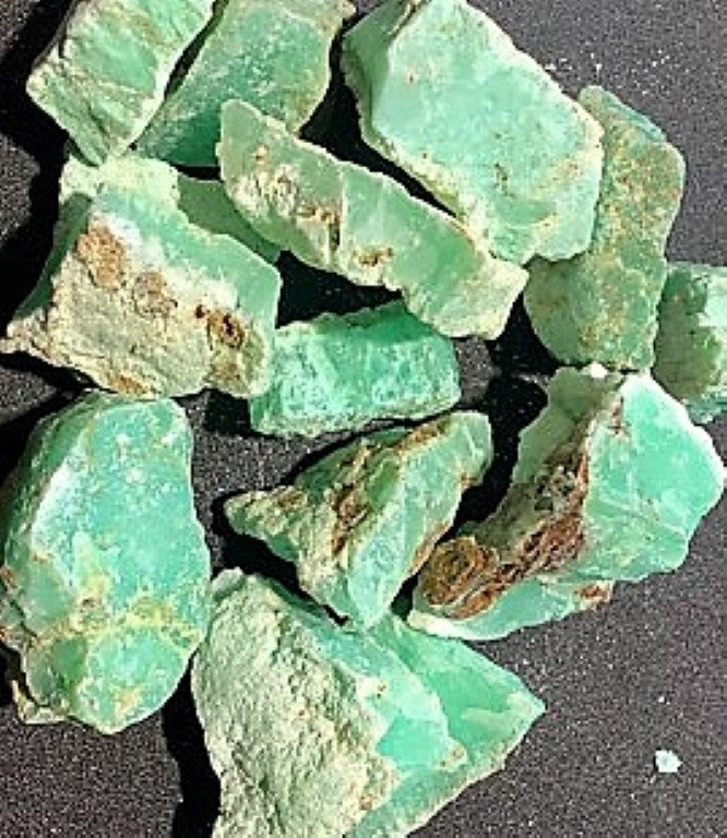 Chrysoprase Rough Facet Brazil Natural 1000 Carats Bulk Lot