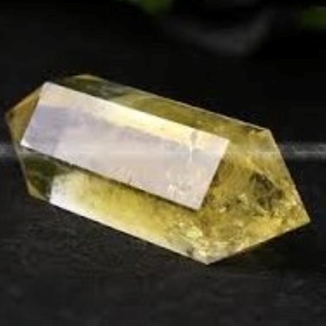 Citrine Crystal Obelisk Gem Double Terminated California Wand
