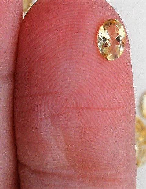 Citrine Oval Cut California Small