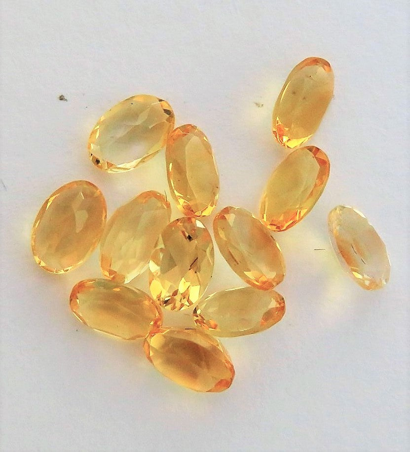 Citrine Oval Cut California Small