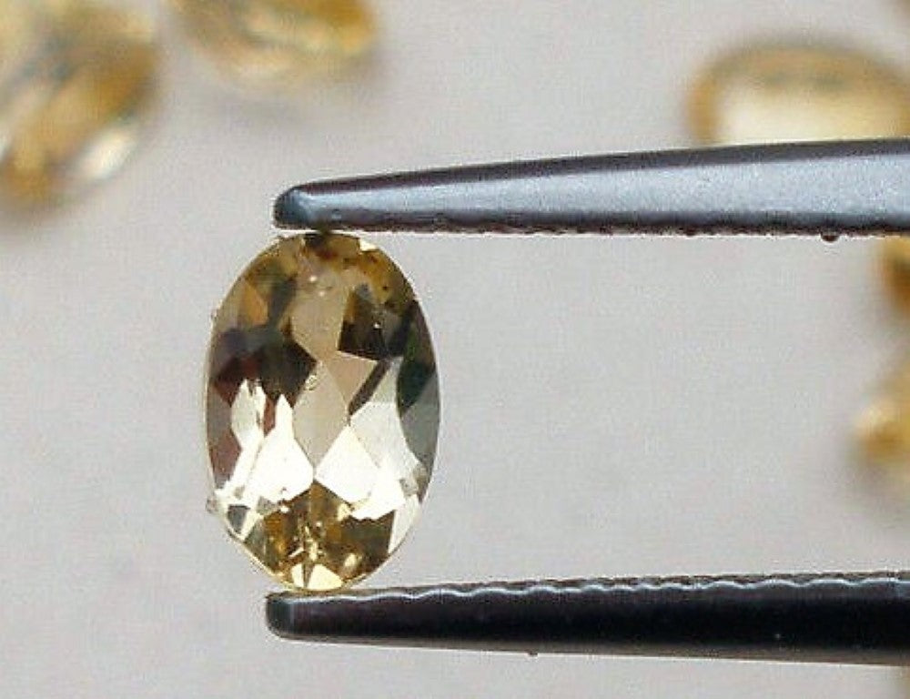 Citrine Oval Cut California Small