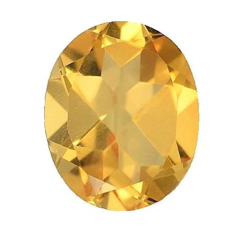 Citrine Oval Cut California Small