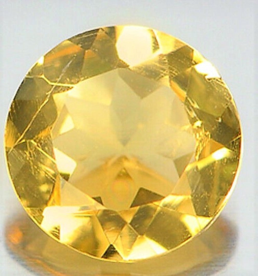 Citrine Round Cut California Small
