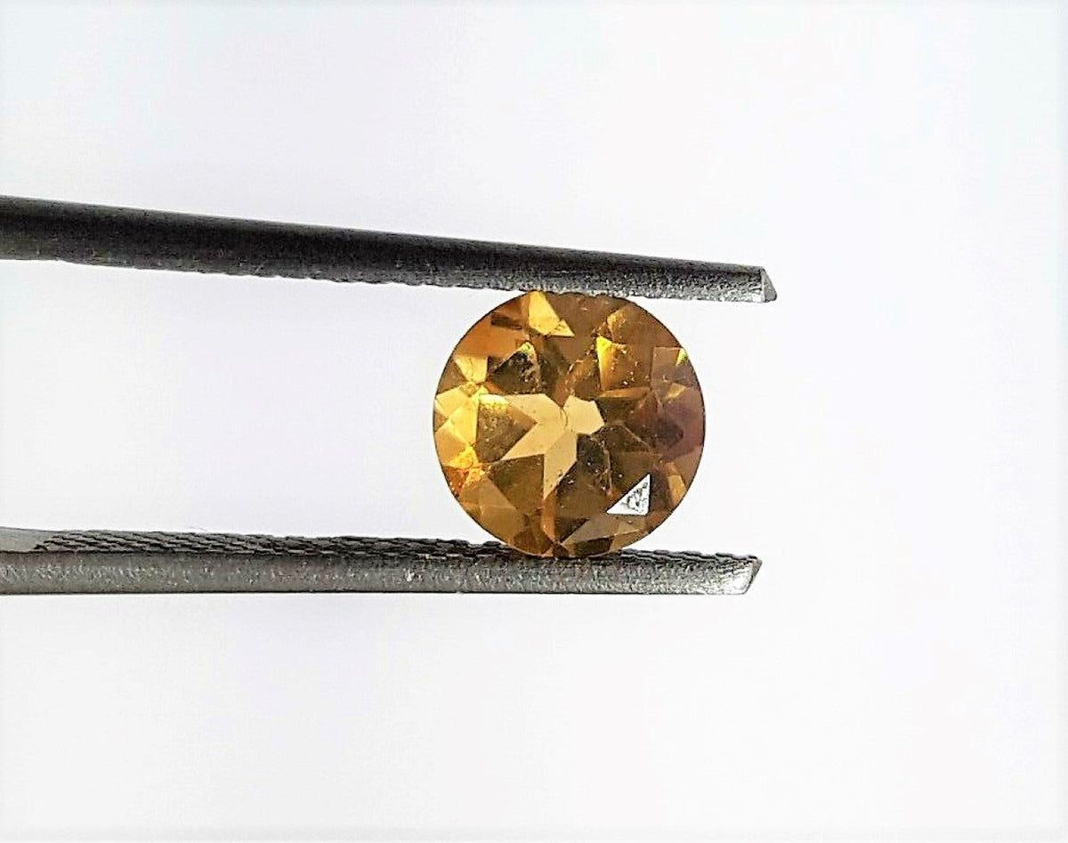 Citrine Round Cut California Small