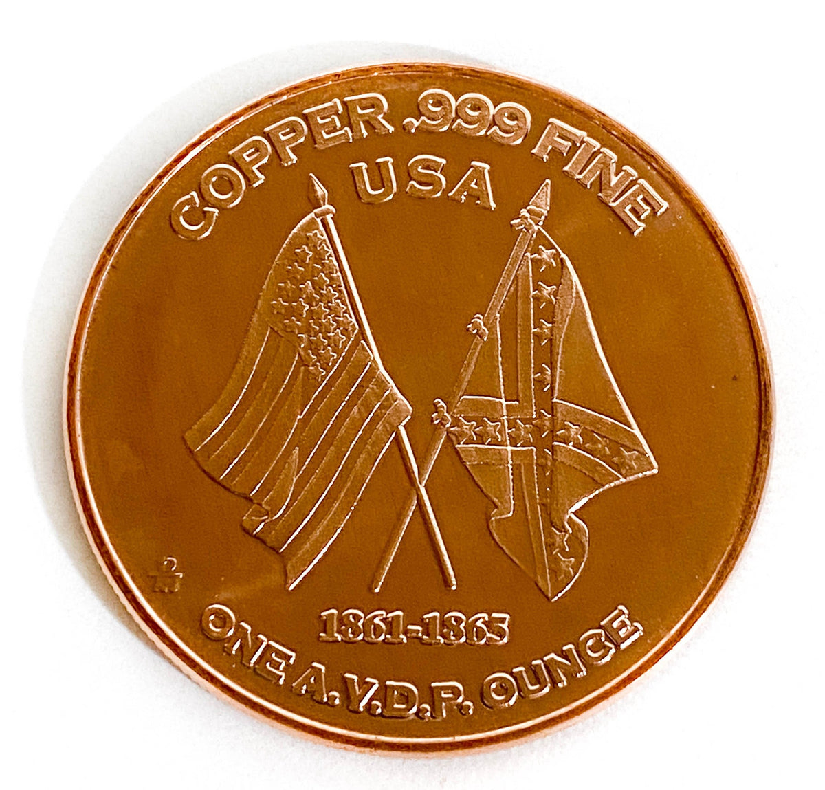 1 oz Copper Round - Monitor vs Virginia