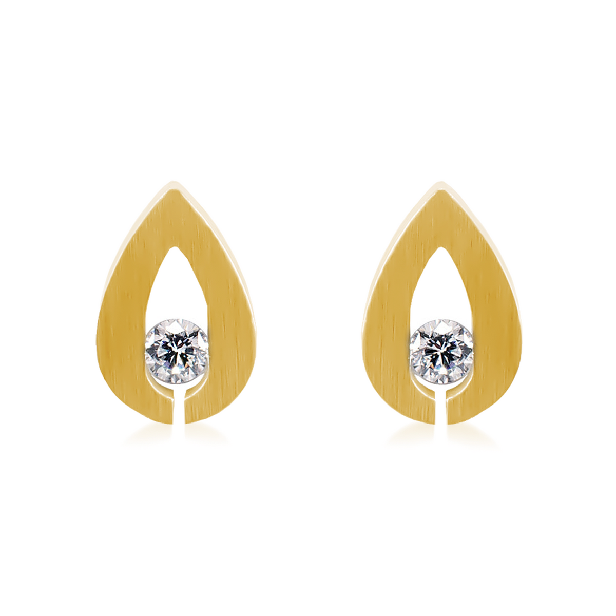 ER106G B.Tiff Gold Drop Earrings