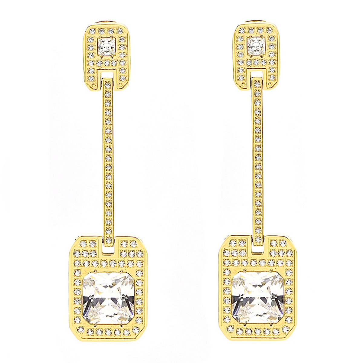 ER650G B.Tiff Gold Soirée Earrings